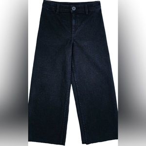 Girls Denim Wide Leg Jean Girls L (10-12), L(10-12)Plus
Color Black